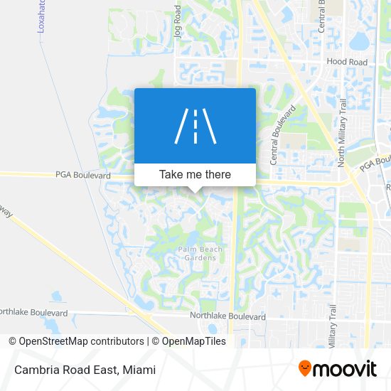 Cambria Road East map