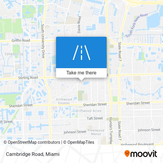 Cambridge Road map