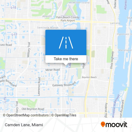 Mapa de Camden Lane