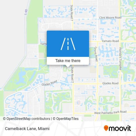 Camelback Lane map