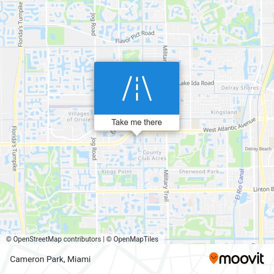 Mapa de Cameron Park