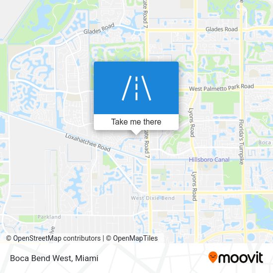 Boca Bend West map