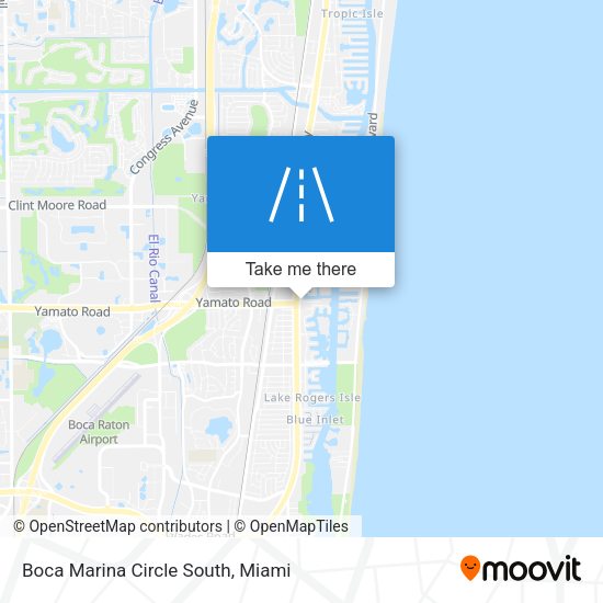 Mapa de Boca Marina Circle South