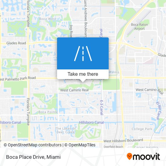 Boca Place Drive map