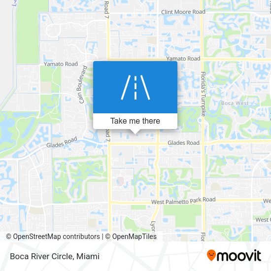 Mapa de Boca River Circle