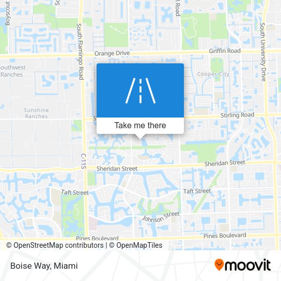 Mapa de Boise Way