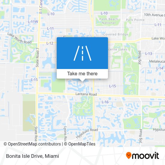 Mapa de Bonita Isle Drive
