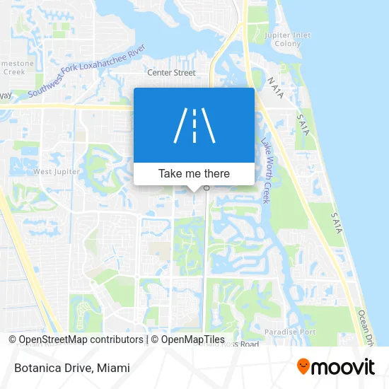 Botanica Drive map