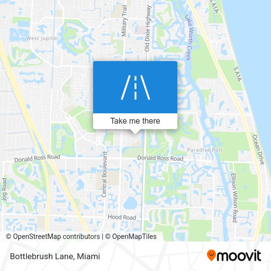 Mapa de Bottlebrush Lane