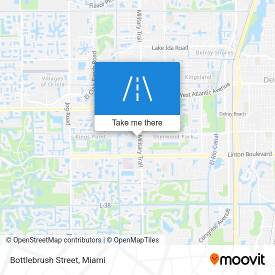 Mapa de Bottlebrush Street