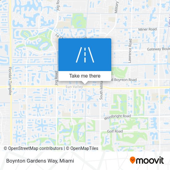 Mapa de Boynton Gardens Way