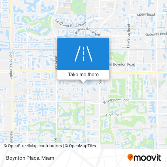 Boynton Place map