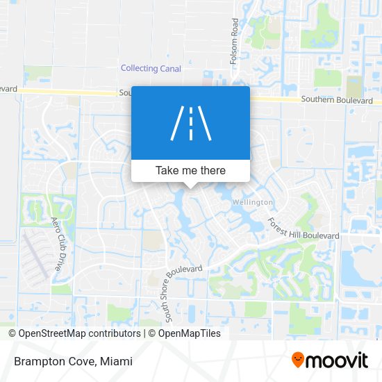 Mapa de Brampton Cove