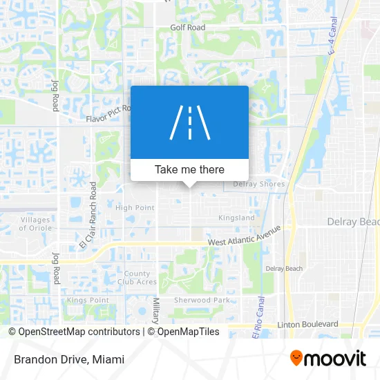 Brandon Drive map