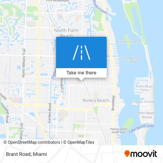 Mapa de Brant Road