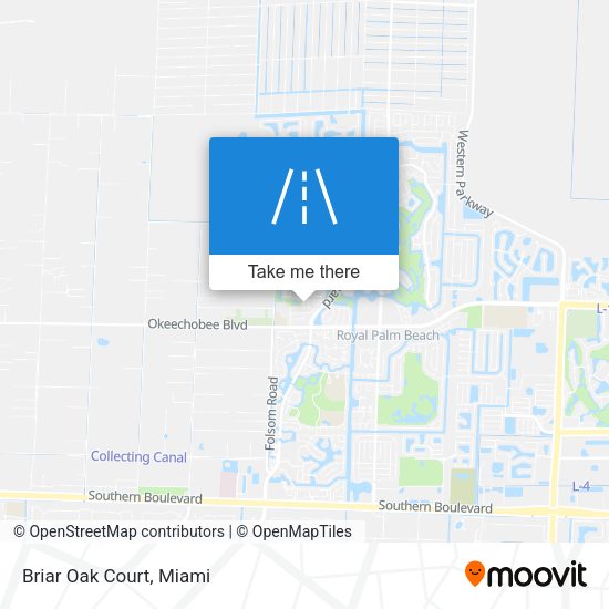 Mapa de Briar Oak Court