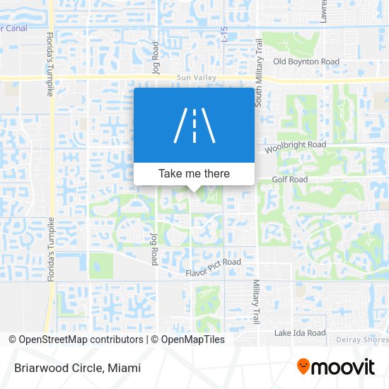 Mapa de Briarwood Circle