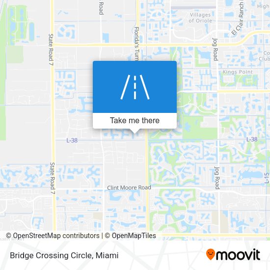 Bridge Crossing Circle map