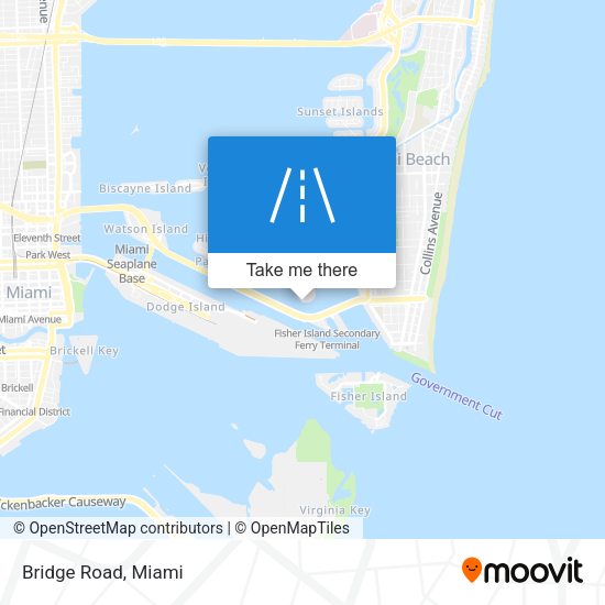 Mapa de Bridge Road