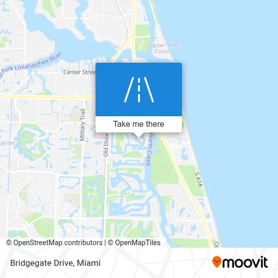 Bridgegate Drive map