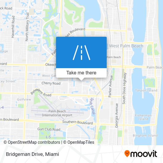 Mapa de Bridgeman Drive