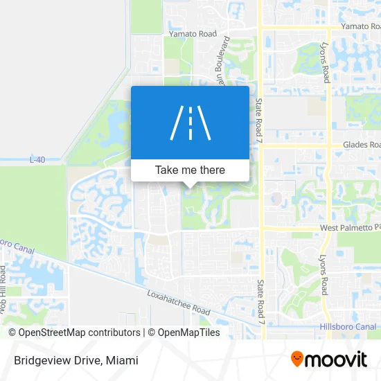 Bridgeview Drive map