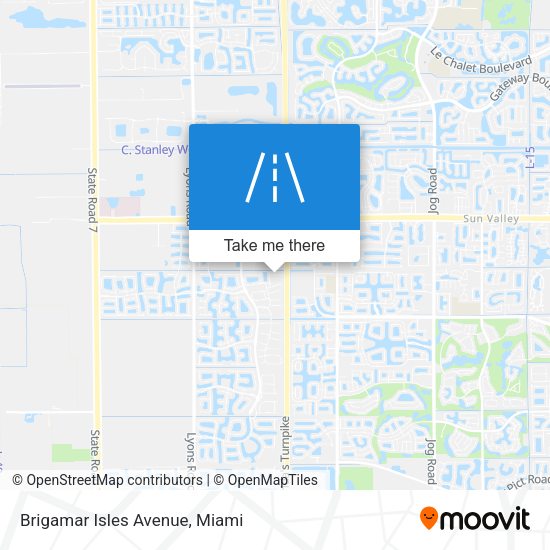 Brigamar Isles Avenue map