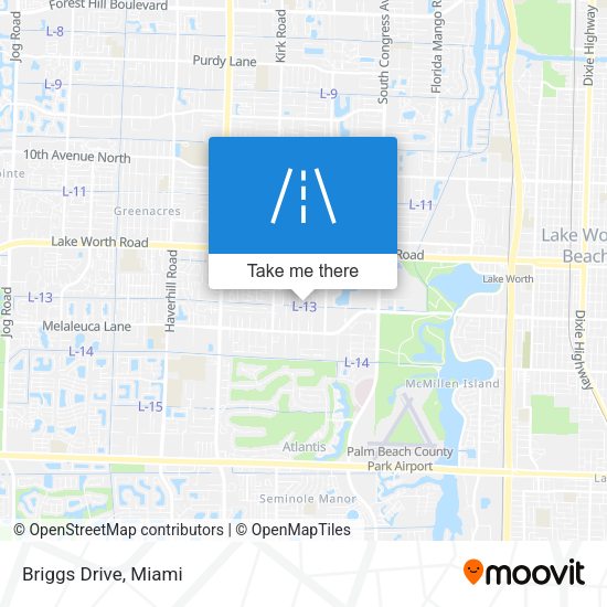 Mapa de Briggs Drive