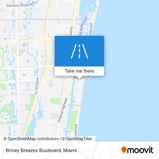 Mapa de Briney Breezes Boulevard
