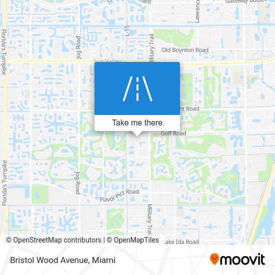 Mapa de Bristol Wood Avenue