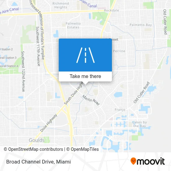 Broad Channel Drive map
