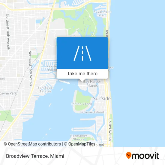 Broadview Terrace map