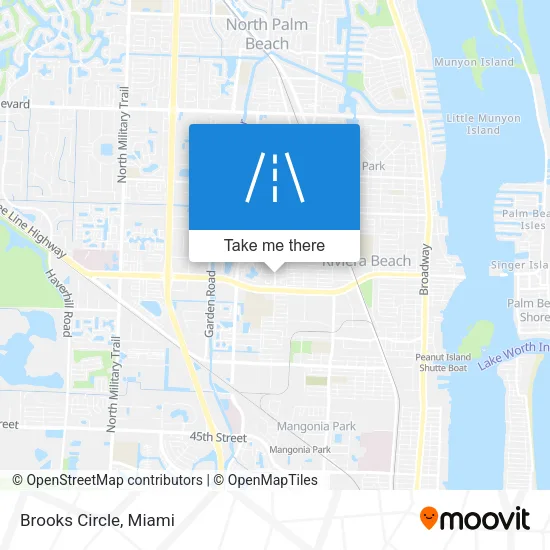 Brooks Circle map