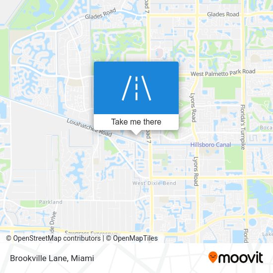 Mapa de Brookville Lane
