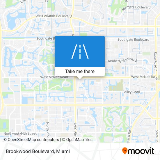 Mapa de Brookwood Boulevard