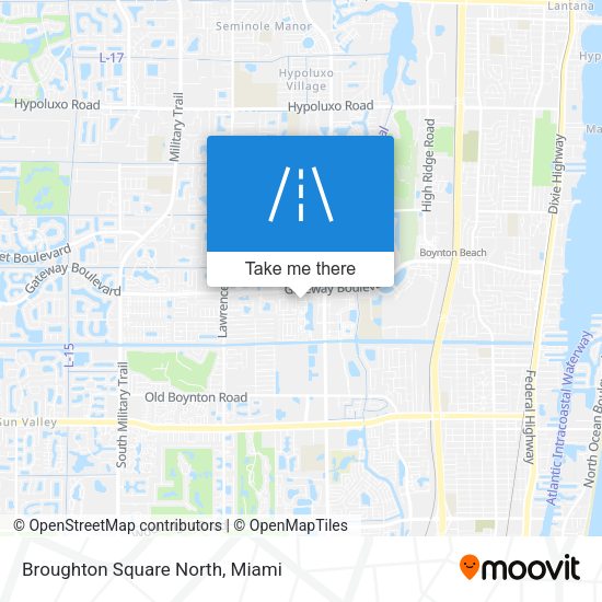 Broughton Square North map