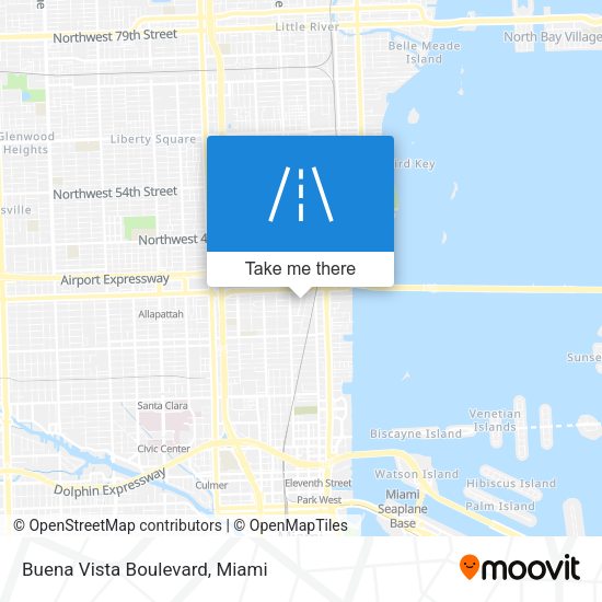 Buena Vista Boulevard map