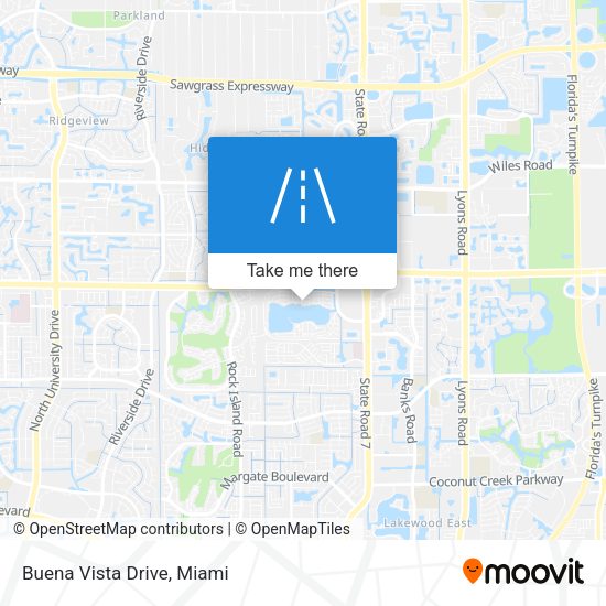 Mapa de Buena Vista Drive
