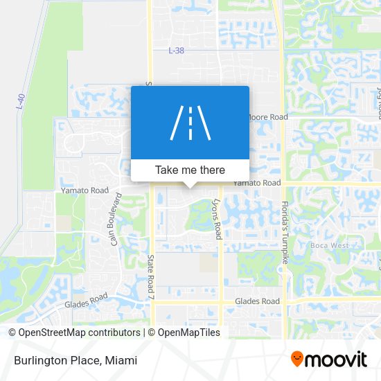 Mapa de Burlington Place