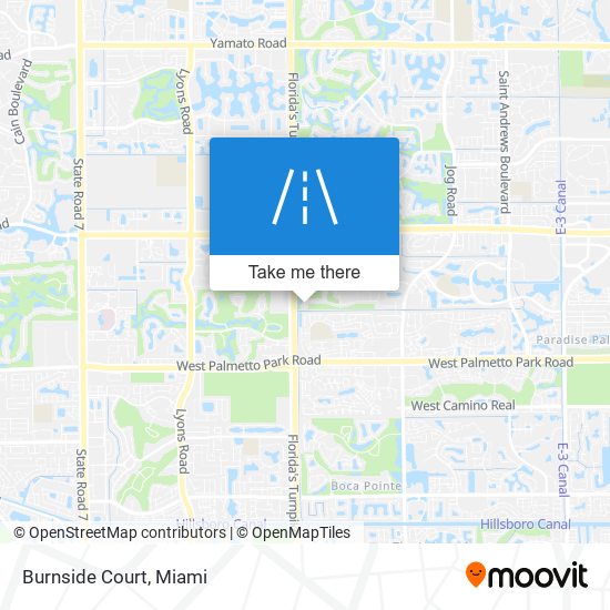 Burnside Court map