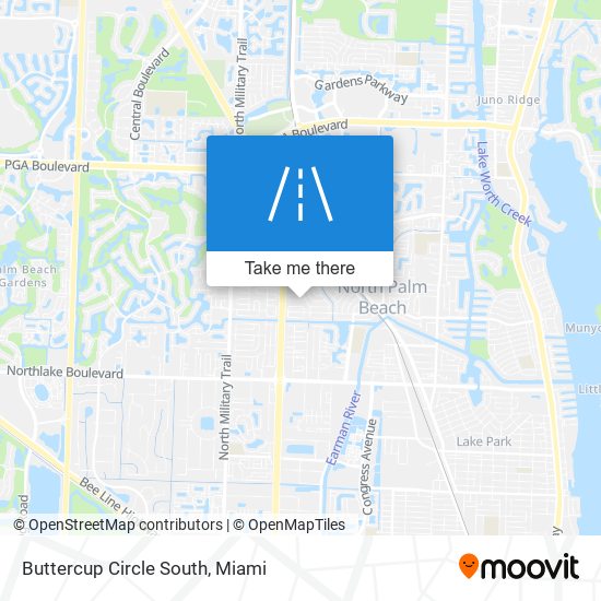 Buttercup Circle South map