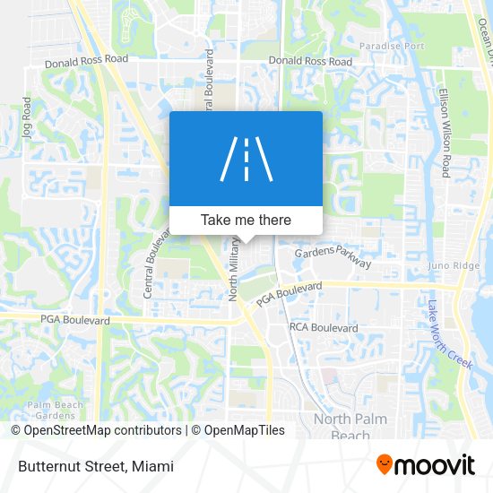 Mapa de Butternut Street