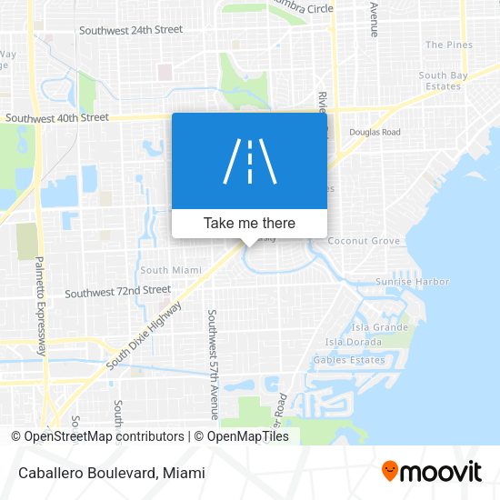 Mapa de Caballero Boulevard