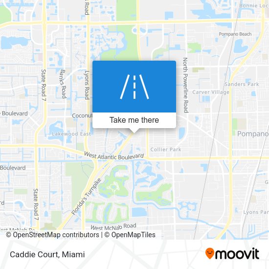 Mapa de Caddie Court