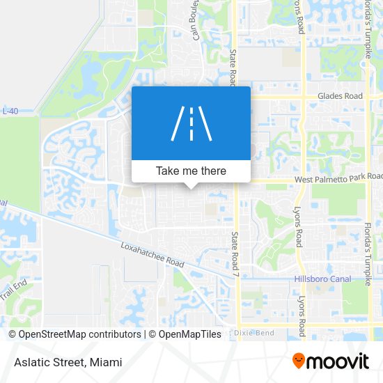 Mapa de Aslatic Street