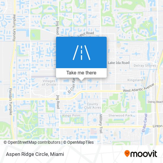 Aspen Ridge Circle map