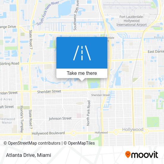 Mapa de Atlanta Drive