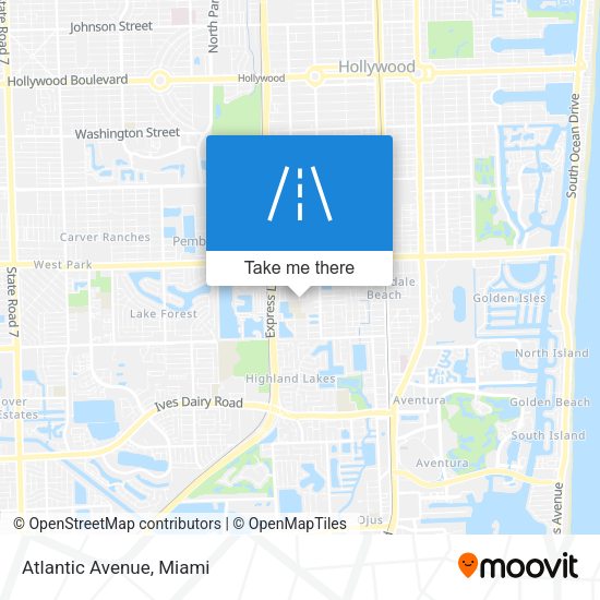Atlantic Avenue map