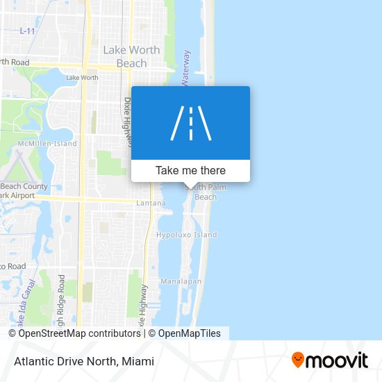 Mapa de Atlantic Drive North