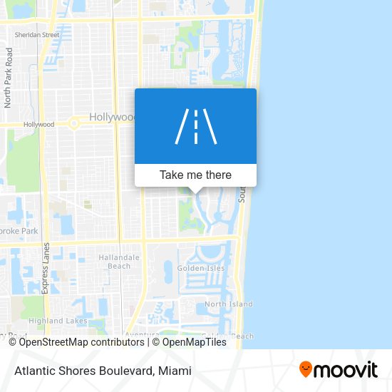 Atlantic Shores Boulevard map